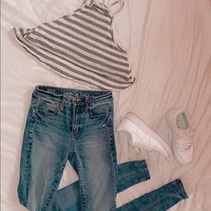 AE Blue jeans High Rise Jeggings